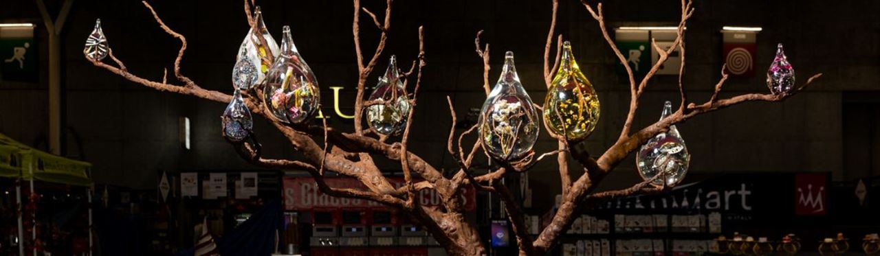 Bannière de la sculpture monumentale du Salon du Chocolat