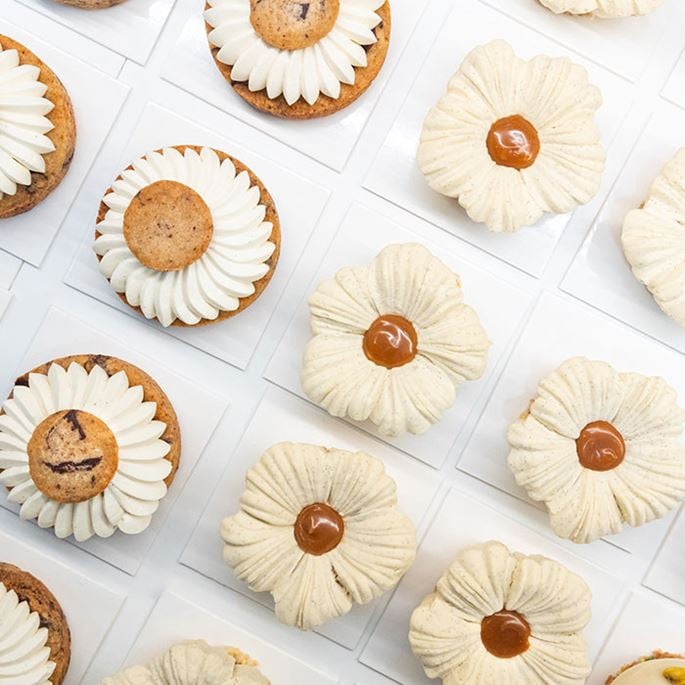Zoom sur les pâtisseries de Nina Métayer.