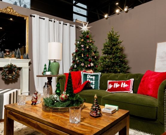 Sapin de Noël décoré