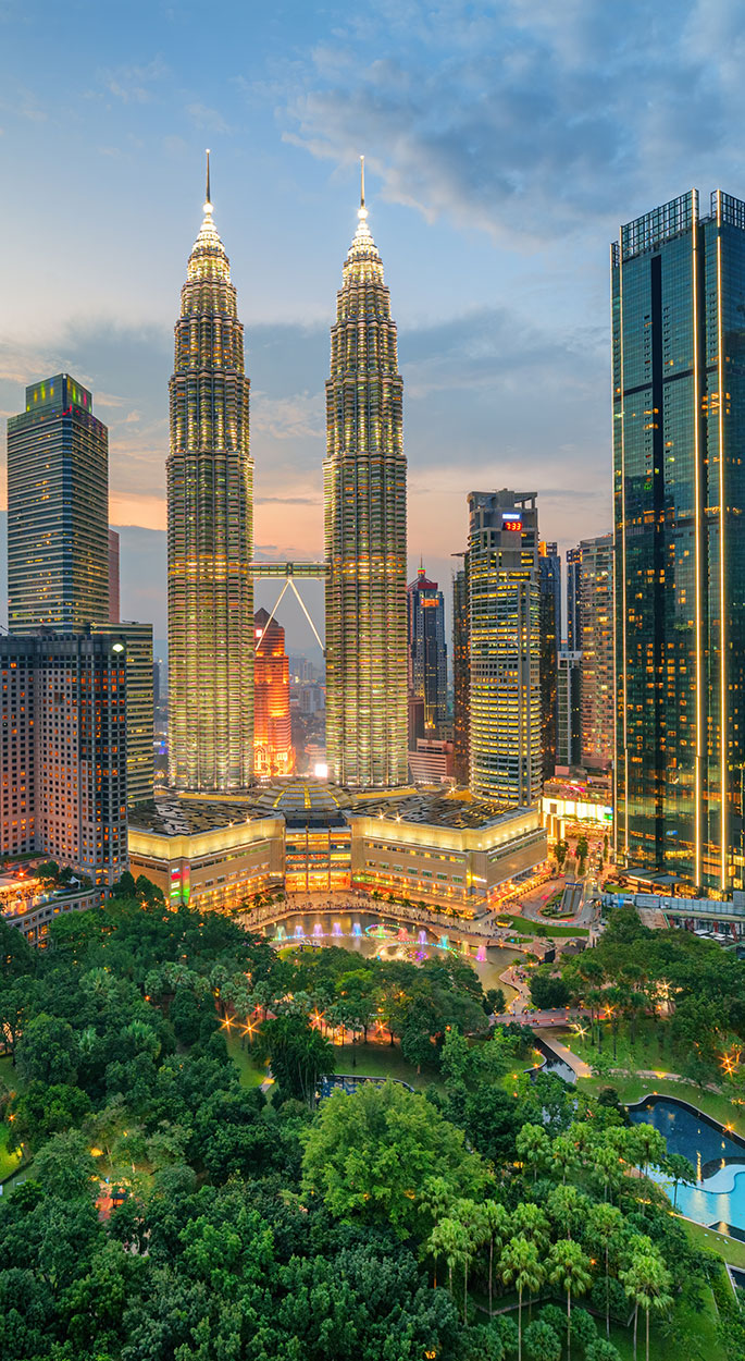 Photo of the city of Kuala Lumpur.
